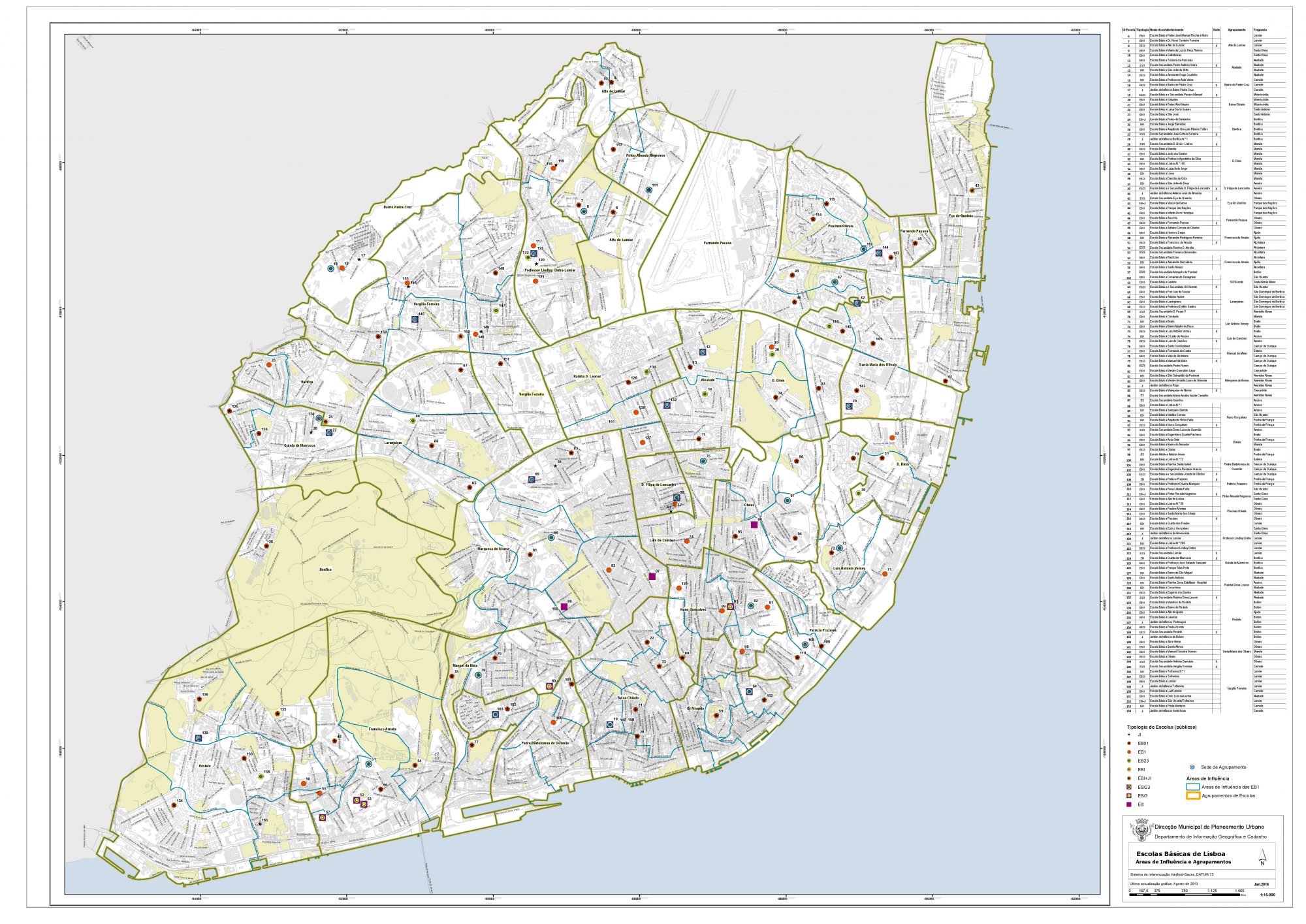 mapa escolas lisboa Mais uma confusão as matrículas e não tem a ver as 