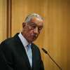 O Presidente da República, Marcelo Rebelo de Sousa discursa durante a cerimonia de abertura solene do Ano Letivo da Academia da Força Aérea, na Base Aérea N.º 1, em Sintra, 29 de novembro de 2022. RODRIGO ANTUNES/LUSA