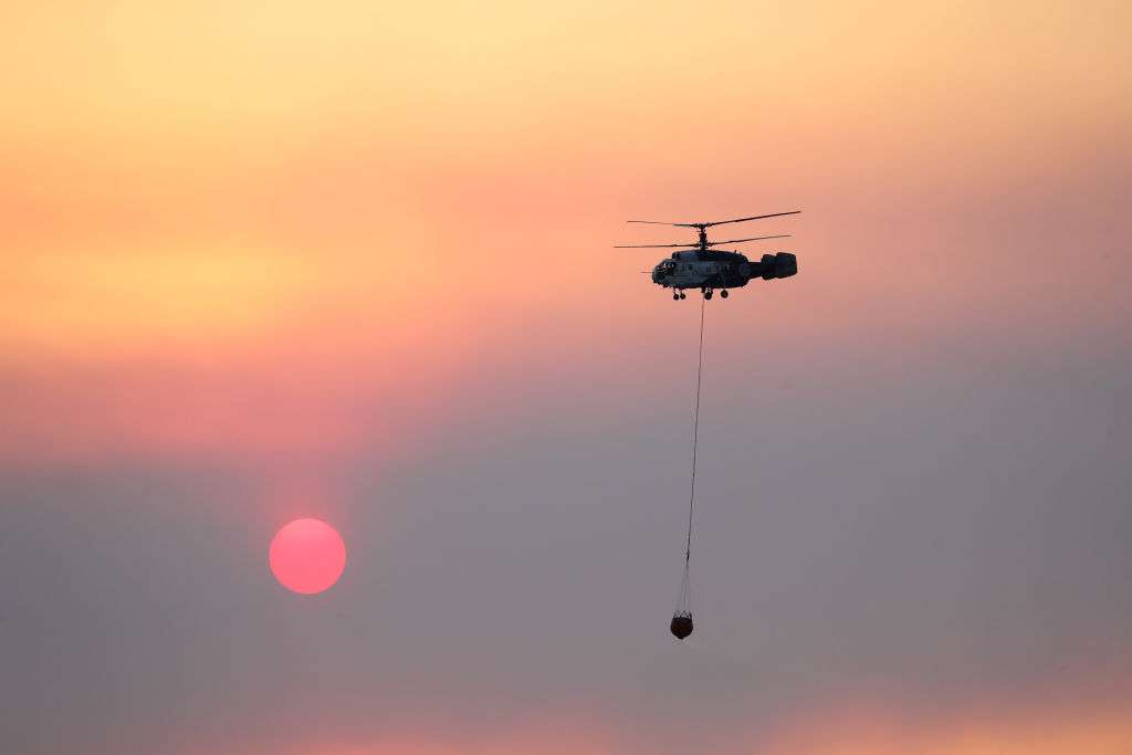 Forest fires in Mugla