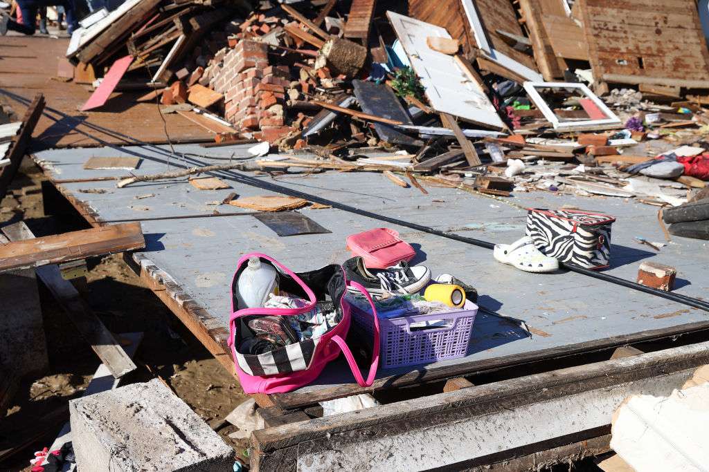 Kentucky: Aftermath of tornado in Mayfield