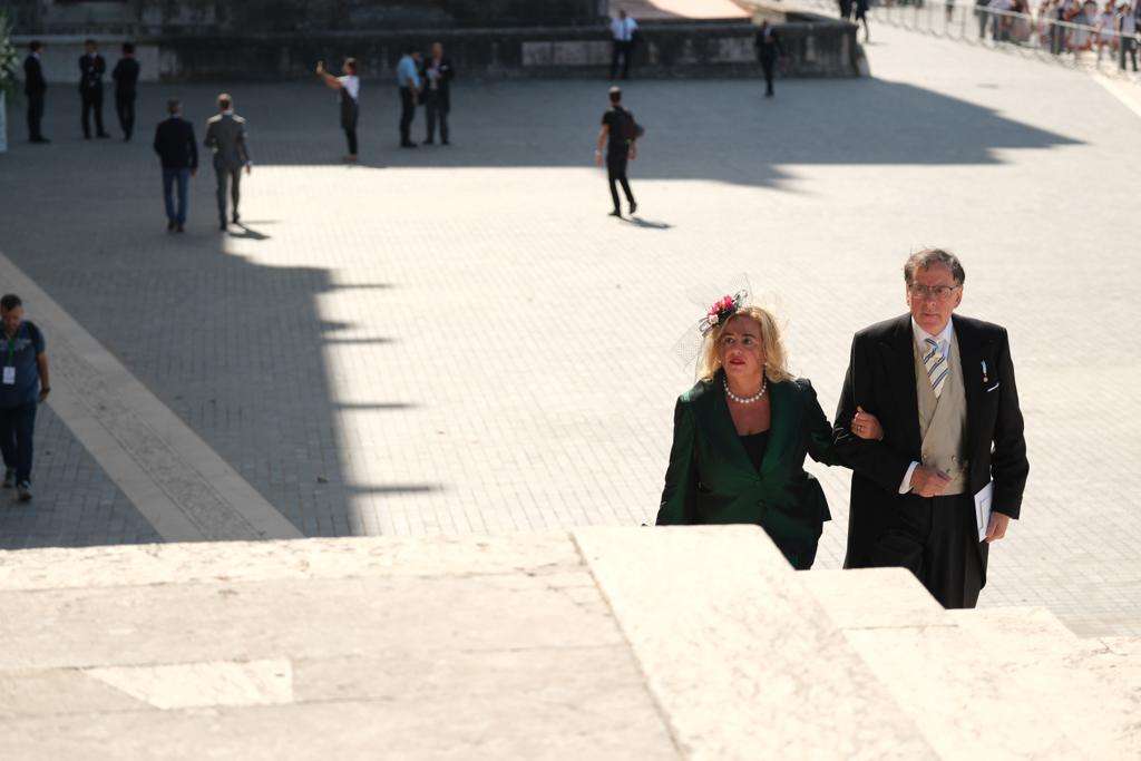 Casamento Real 7 de outubro 2023. Infanta Maria Francisca e Duarte de Sousa Araújo Martins. Cerimónia religiosa na Basílica de Mafra.