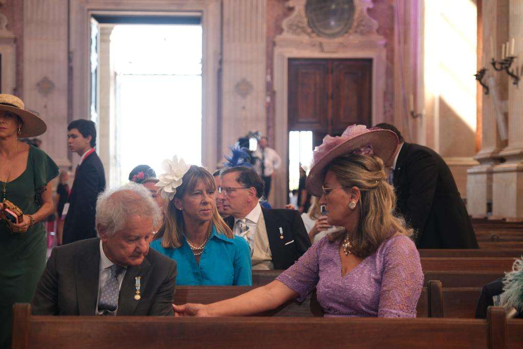 Casamento Real 7 de outubro 2023. Infanta Maria Francisca e Duarte de Sousa Araújo Martins. Cerimónia religiosa na Basílica de Mafra.
