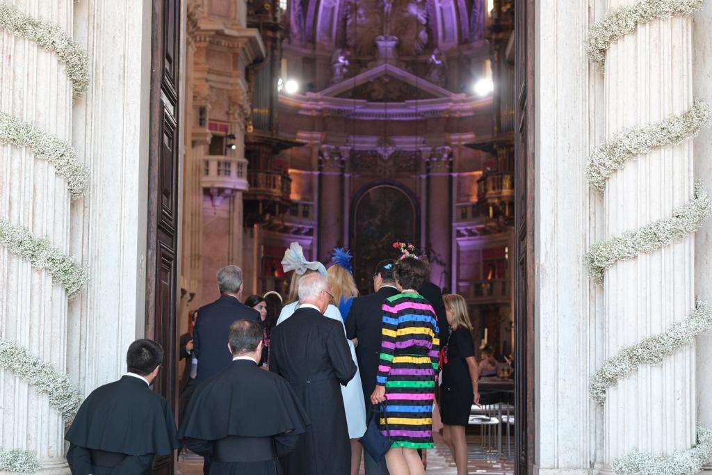 Casamento Real 7 de outubro 2023. Infanta Maria Francisca e Duarte de Sousa Araújo Martins. Cerimónia religiosa na Basílica de Mafra.