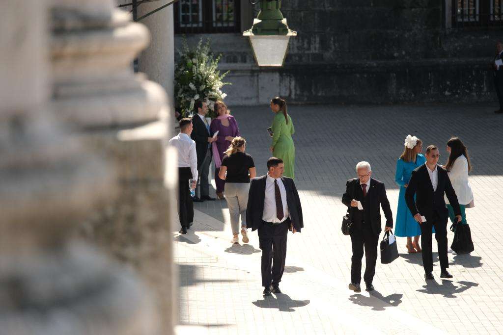 Casamento Real 7 de outubro 2023. Infanta Maria Francisca e Duarte de Sousa Araújo Martins. Cerimónia religiosa na Basílica de Mafra.