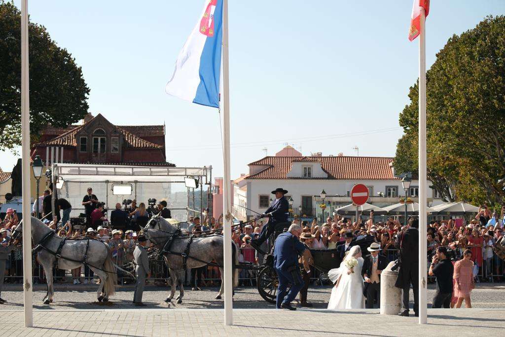 Casamento Real 7 de outubro 2023. Infanta Maria Francisca e Duarte de Sousa Araújo Martins. Cerimónia religiosa na Basílica de Mafra.