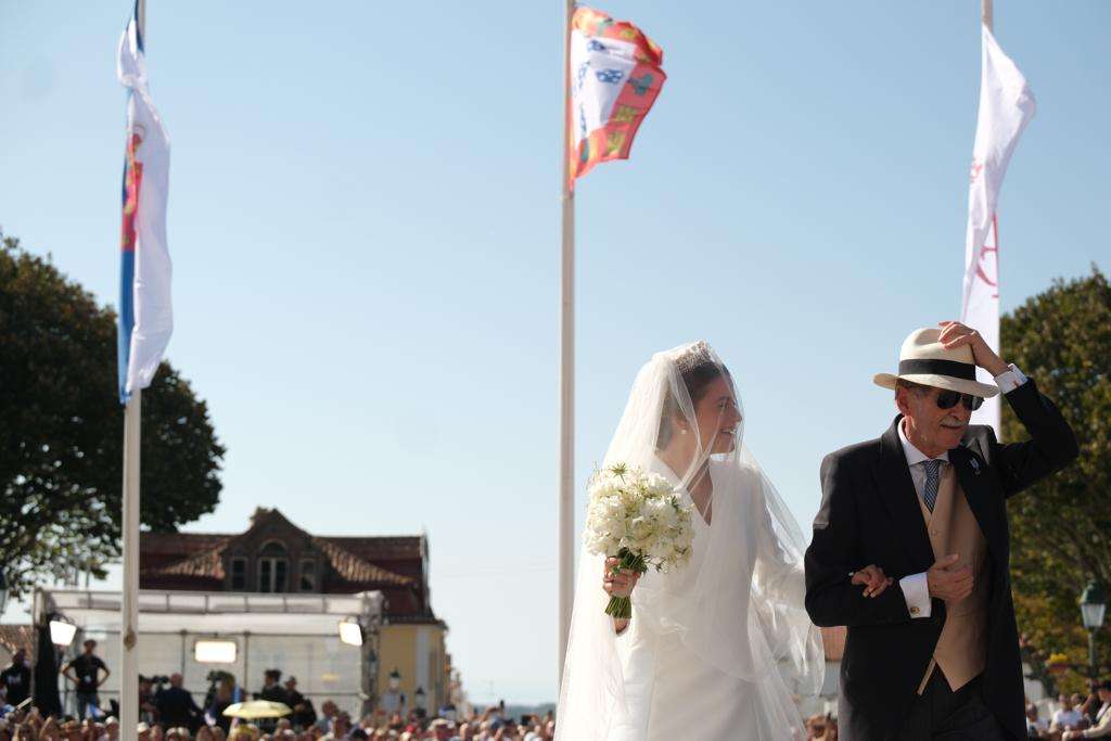 Casamento Real 7 de outubro 2023. Infanta Maria Francisca e Duarte de Sousa Araújo Martins. Cerimónia religiosa na Basílica de Mafra.
