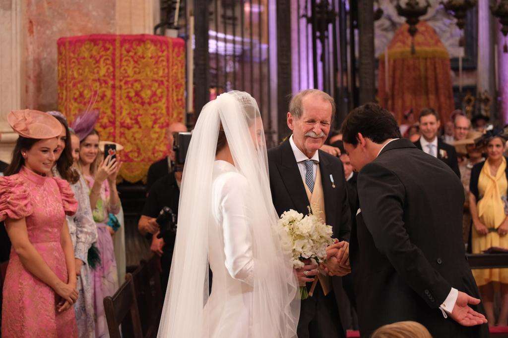 Casamento Real 7 de outubro 2023. Infanta Maria Francisca e Duarte de Sousa Araújo Martins. Cerimónia religiosa na Basílica de Mafra.