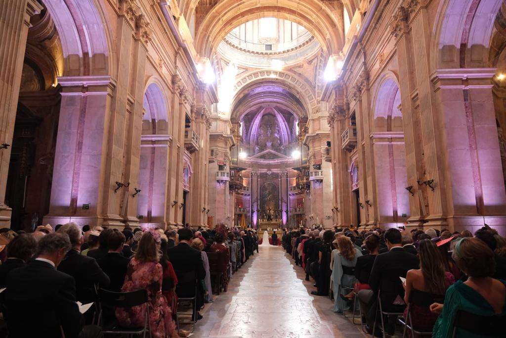 Casamento Real 7 de outubro 2023. Infanta Maria Francisca e Duarte de Sousa Araújo Martins. Cerimónia religiosa na Basílica de Mafra.