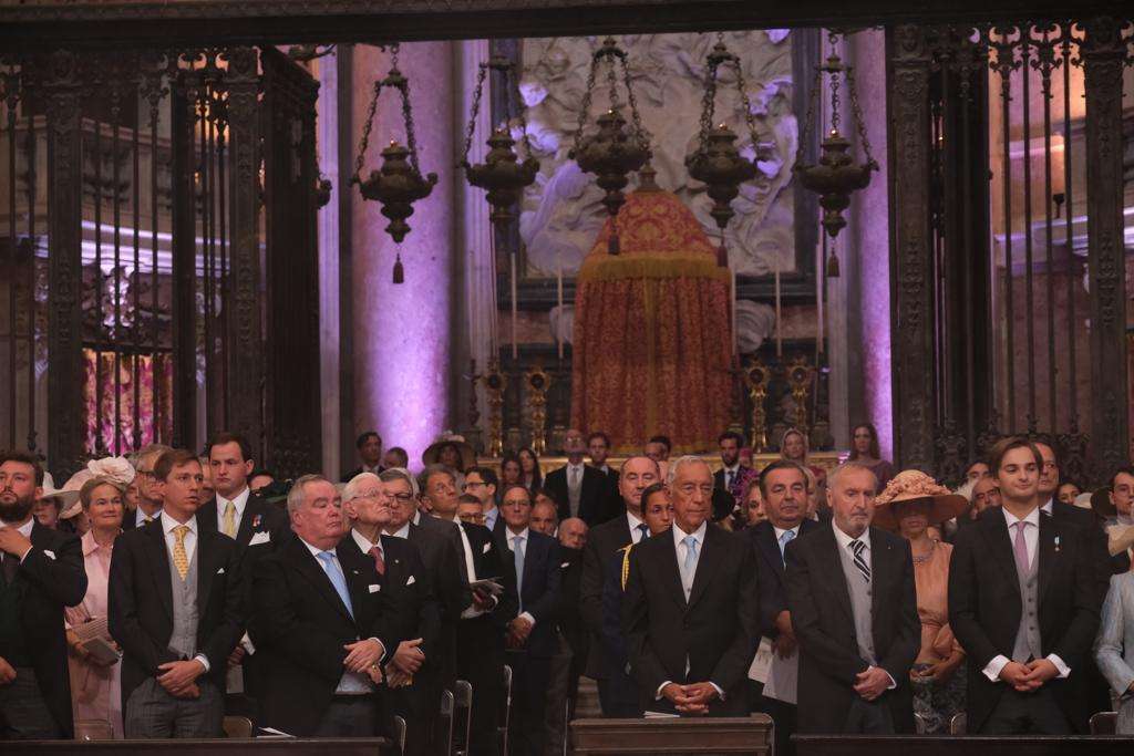 Casamento Real 7 de outubro 2023. Infanta Maria Francisca e Duarte de Sousa Araújo Martins. Cerimónia religiosa na Basílica de Mafra.