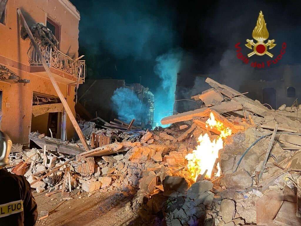Gas explosion in Italy's Ravanusa