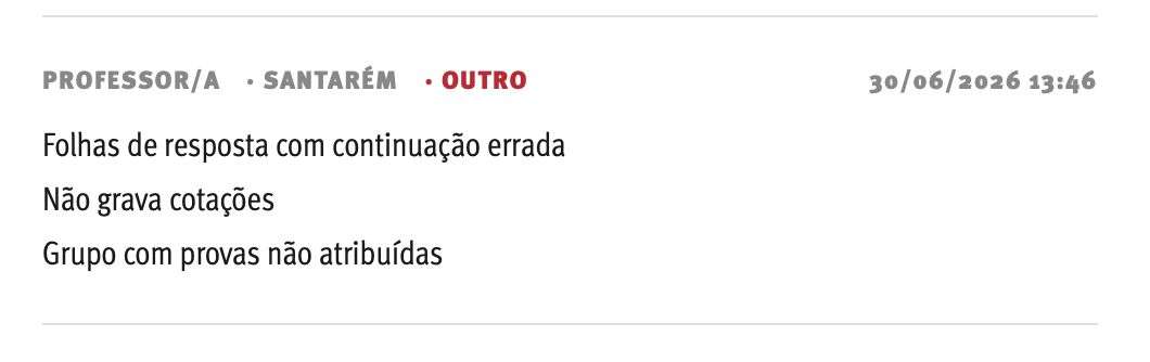 Problemas com correção dos exames nacionais em 2026