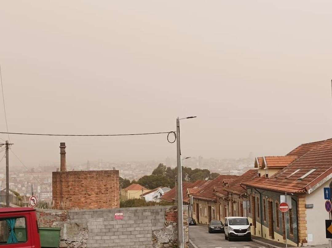 Chuva de barro em Portugal