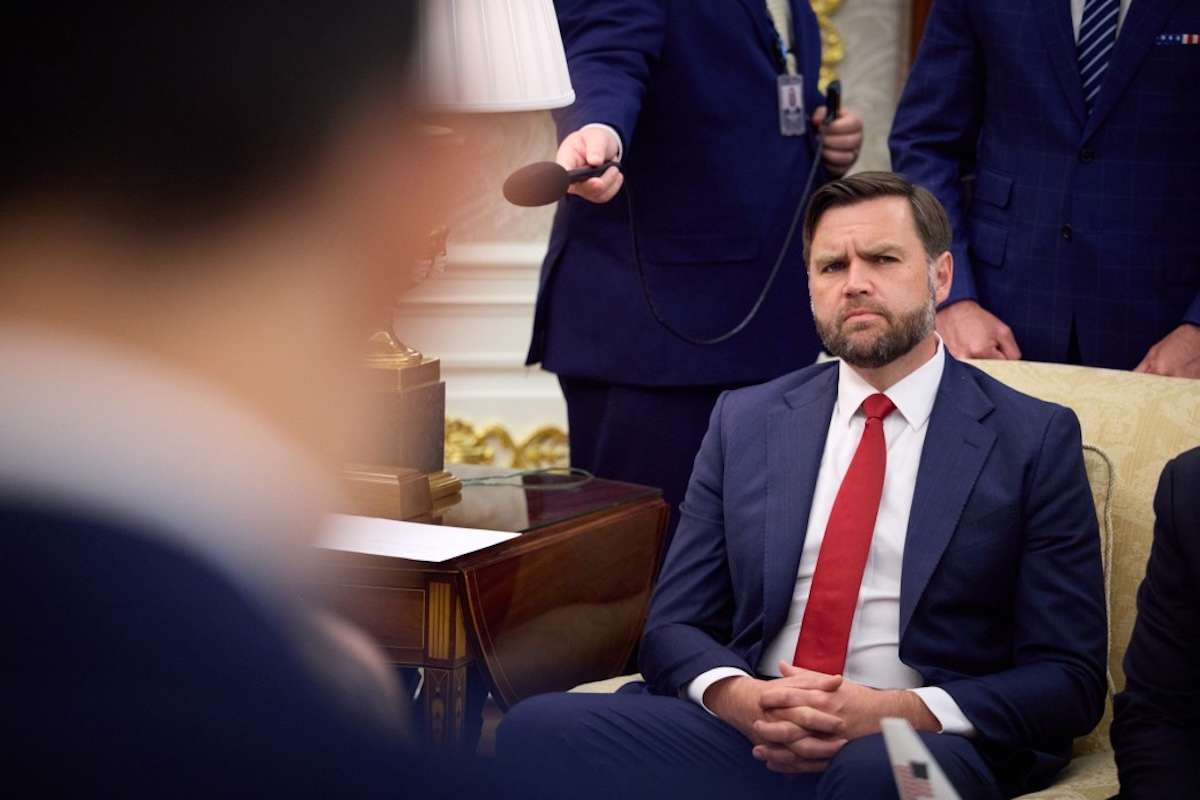 JD Vance, Visita de Zelensky à Casa Branca, 18 de agosto de 2025