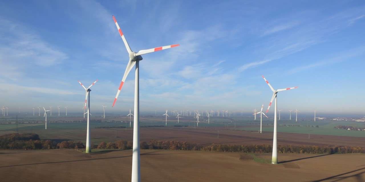 A energia eólica está a crescer no mix energético nacional