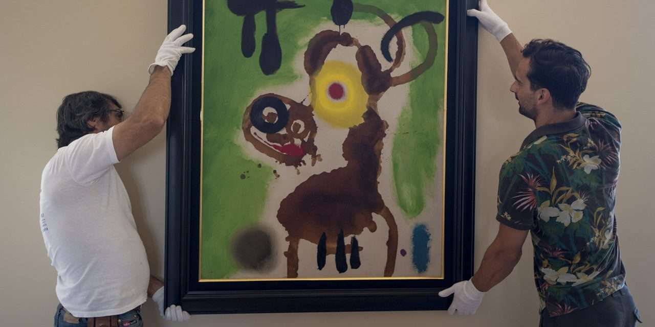 "Mulher e Pássaro", pintado em 1959