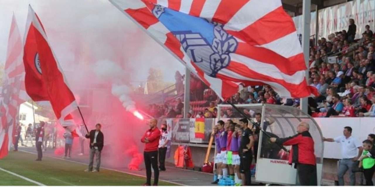Luís Pimenta no jogo do título, na época passada (D.R.)