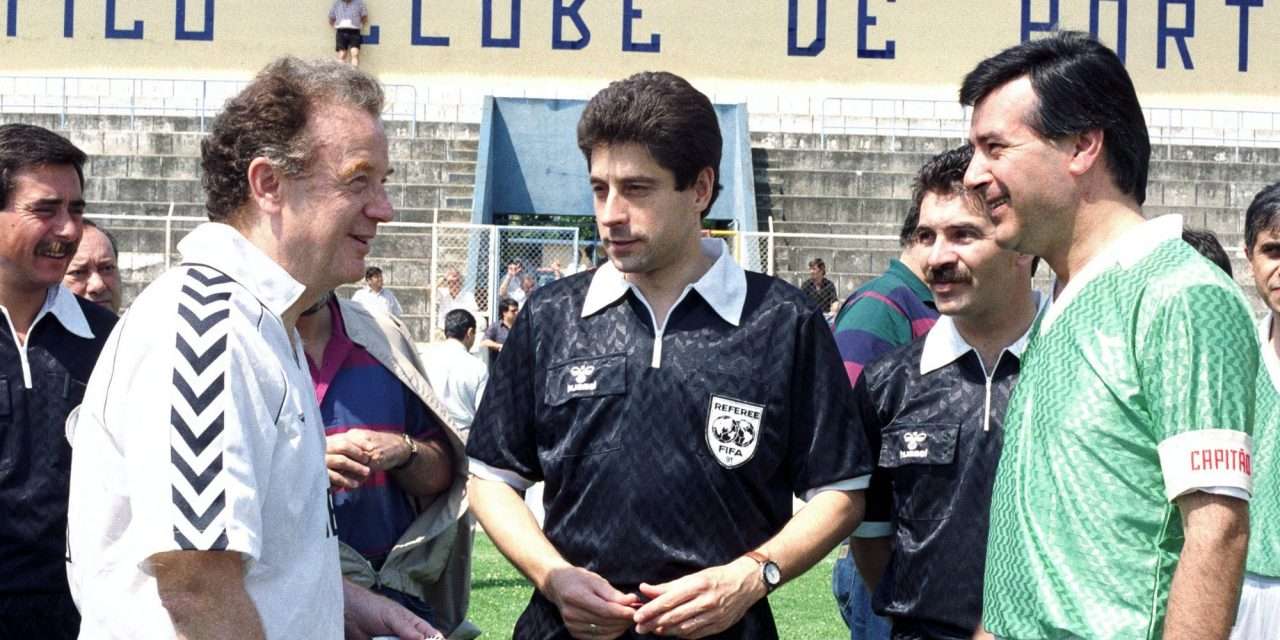 Jorge Coroado apita jogo entre as câmaras de Lisboa e Porto, capitaneadas a sério por Jorge Sampaio e Fernando Gomes