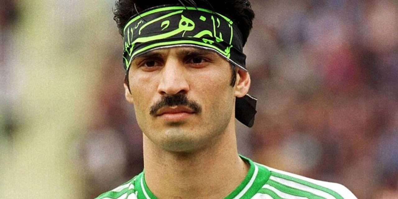 Ali Daei, 49 anos de idade e ainda hoje o maior goleador da história (Ronaldo ainda está a 24 golos do iraniano)