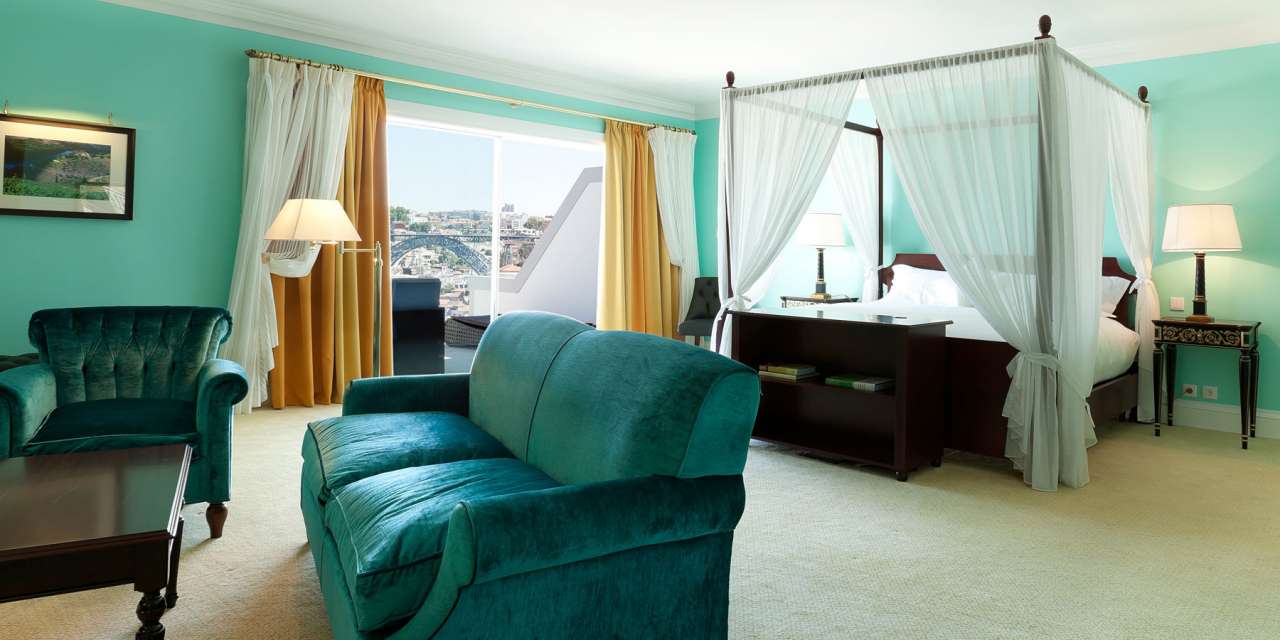 Uma suite do The Yeatman, em Vila Nova de Gaia - uma das possíveis "escapadinhas" para o próximo dia 14 de fevereiro