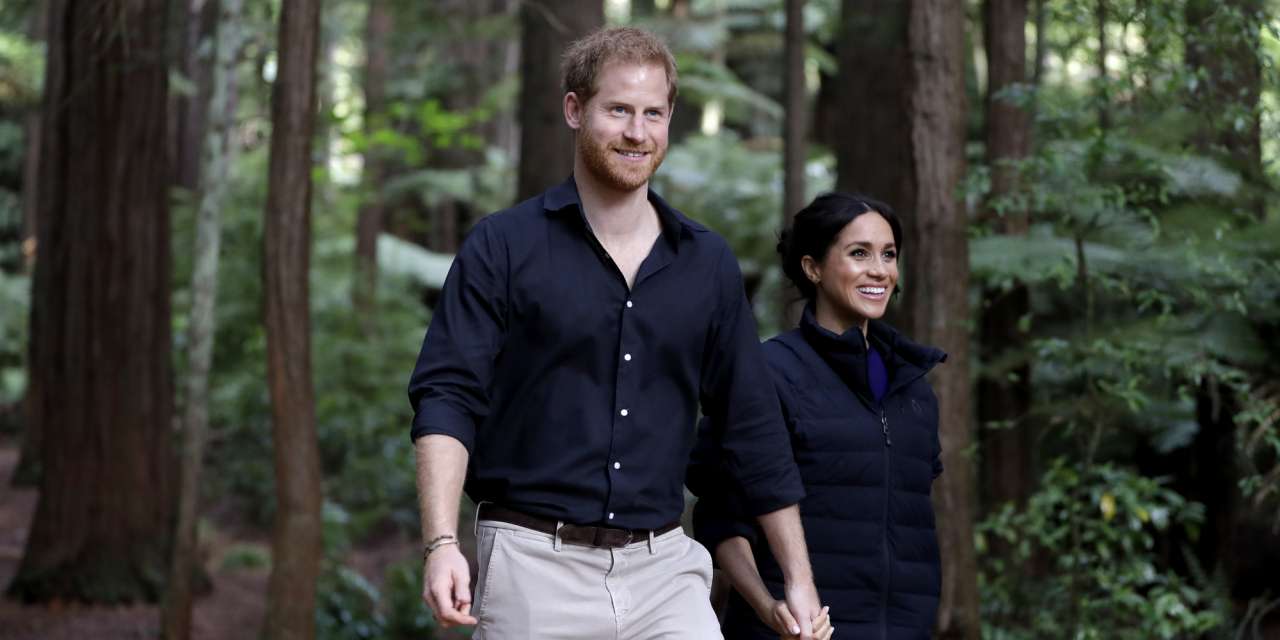 Em outubro de 2018, durante a visita à Nova Zelândia e Austrália, a primeira viagem oficial depois do casamento © Kirsty Wigglesworth - Pool/Getty Images