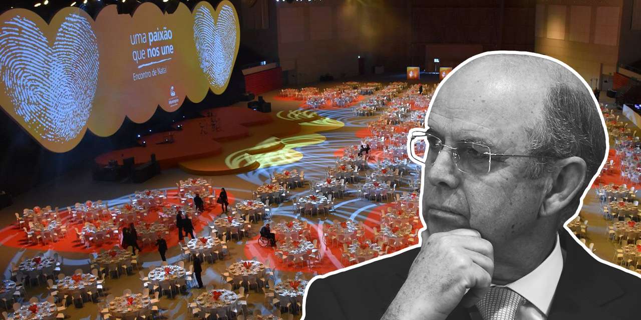 O almoço de Natal do grupo Montepio, encabeçada por uma associação mutualista dedicada ao setor social, vai custar 190 euros por cabeça, mais IVA.