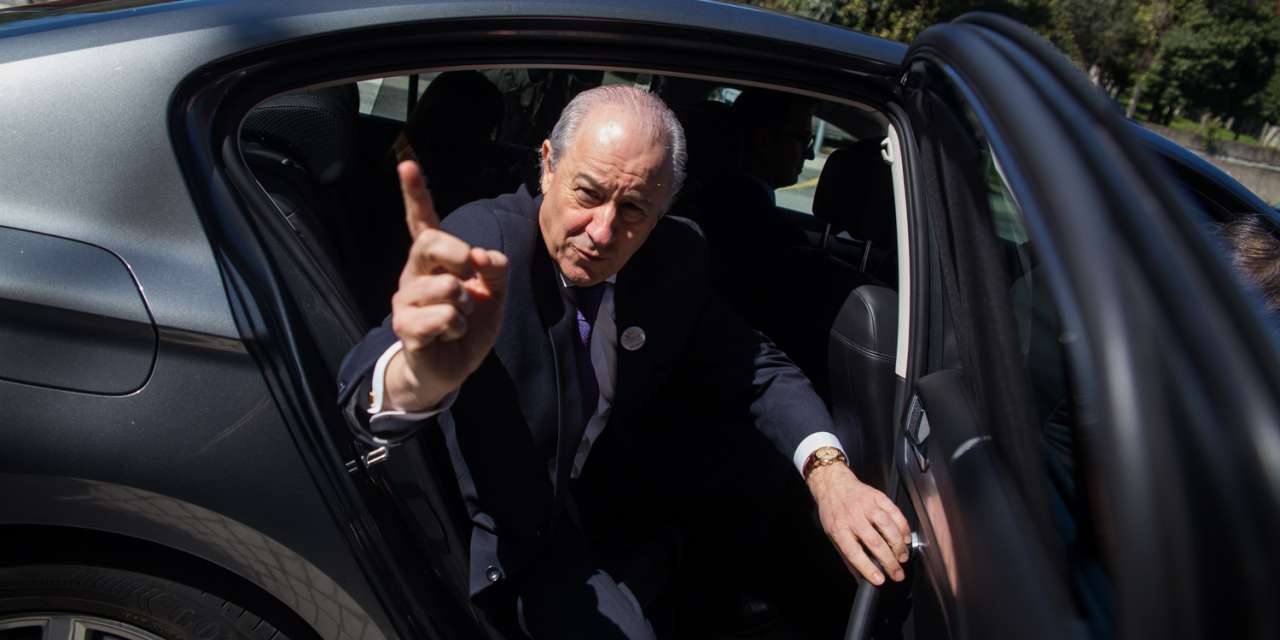 Rui Rio deslocou-se no carro do partido para uma ação da candidatura a 12 de dezembro. (Fotografia de março de 2018)