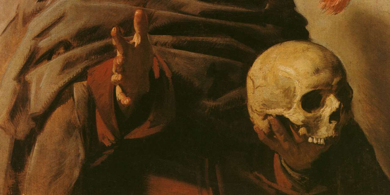 "Jovem com caveira", do pintor holandês Frans Hals
