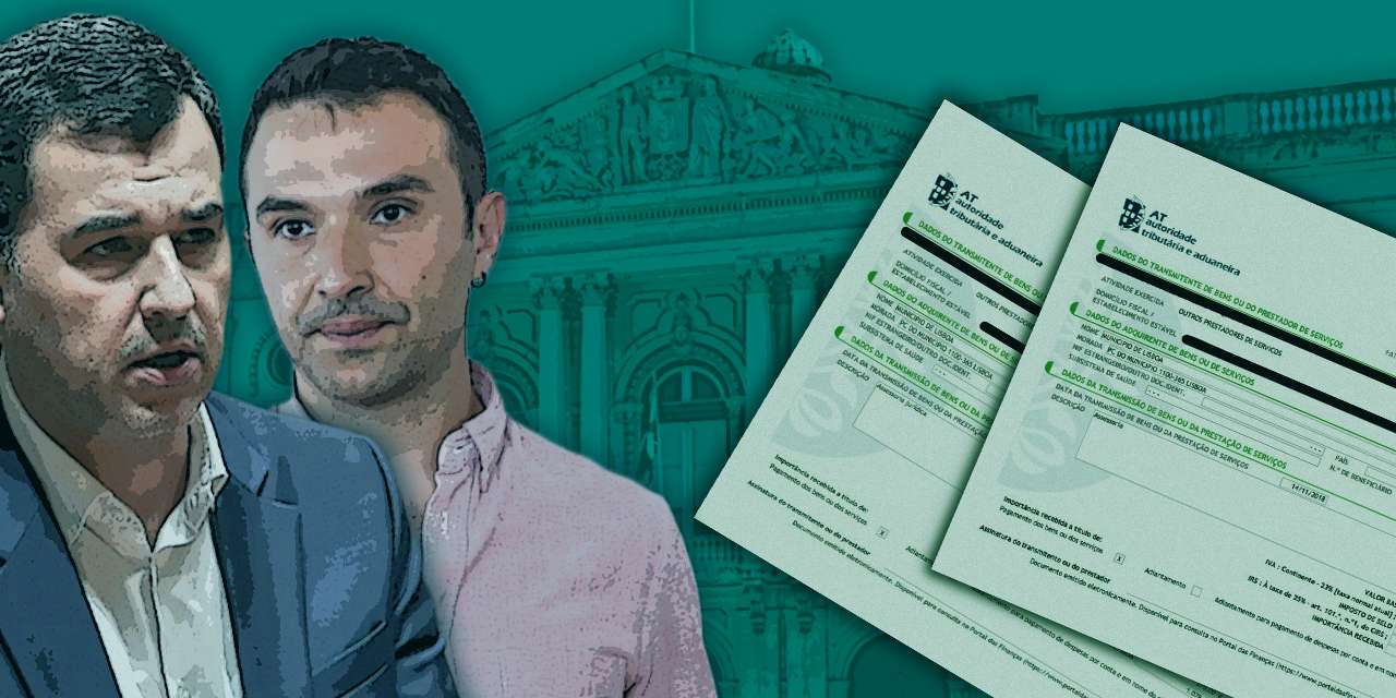 André Silva (à esquerda) e Francisco Guerreiro entraram em ruptura