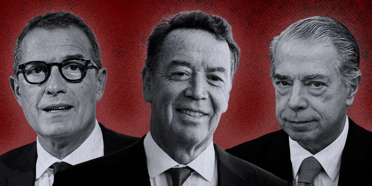 António Mexia (à esquerda), presidente da EDP suspenso, e Ricardo Salgado (à direita), ex-presidente executivo do BES, são suspeitos de terem corrompido o ex-ministro Manuel Pinho
