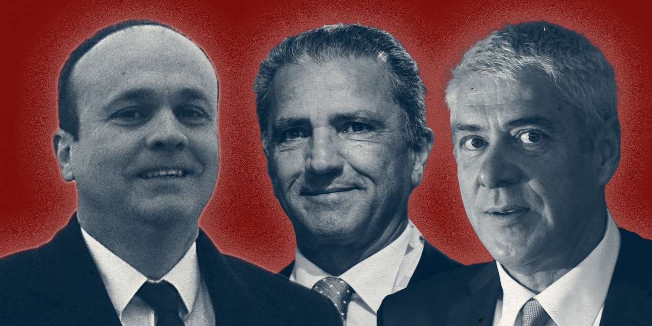 José Tavares (ao centro) é dado pela PJ como muito próximo de Paulo Campos, secretário de Estado de José Sócrates