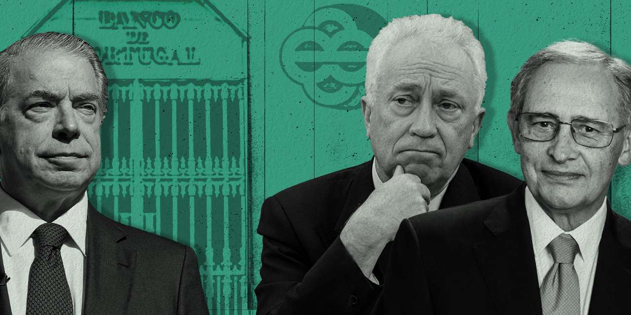 Ricardo Salgado, Carlos Costa e João Costa Pinto (Fotoilustração: Ana Martingo/Observador)