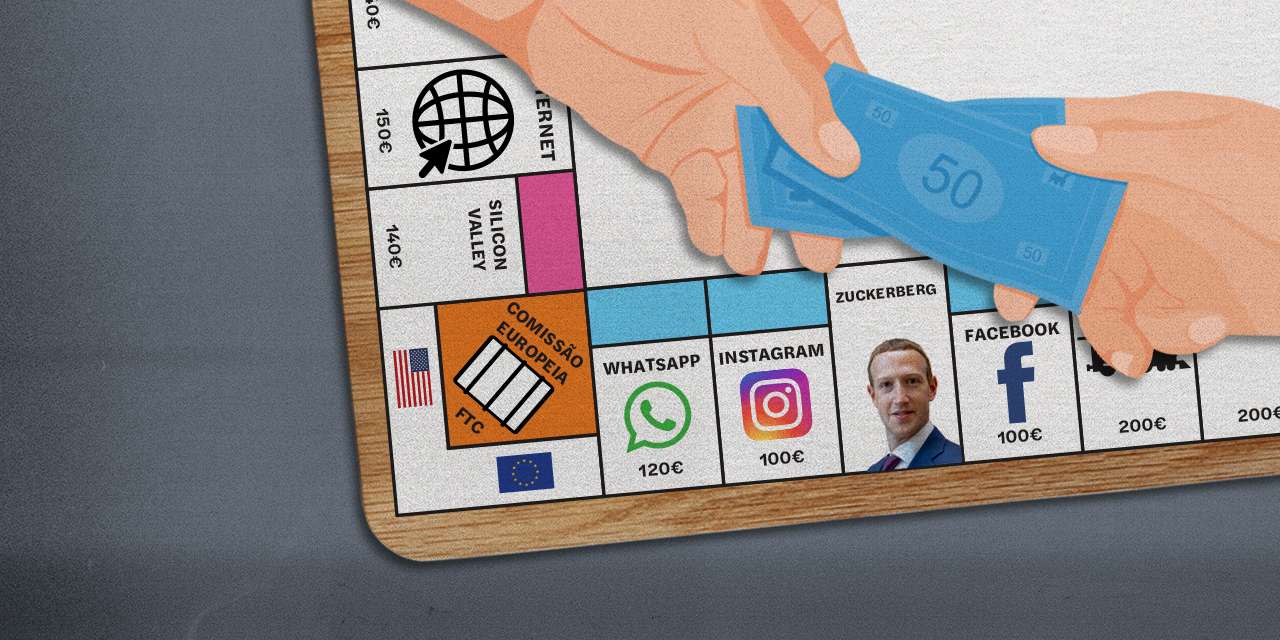 O Facebook, além da rede social com o mesmo nome, detém o Instagram e o WhatsApp
