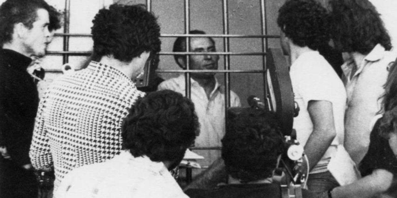 José Diogo no centro da imagem. Foi a 3o de setembro que agrediu o patrão, Columbano Monteiro, com uma faca