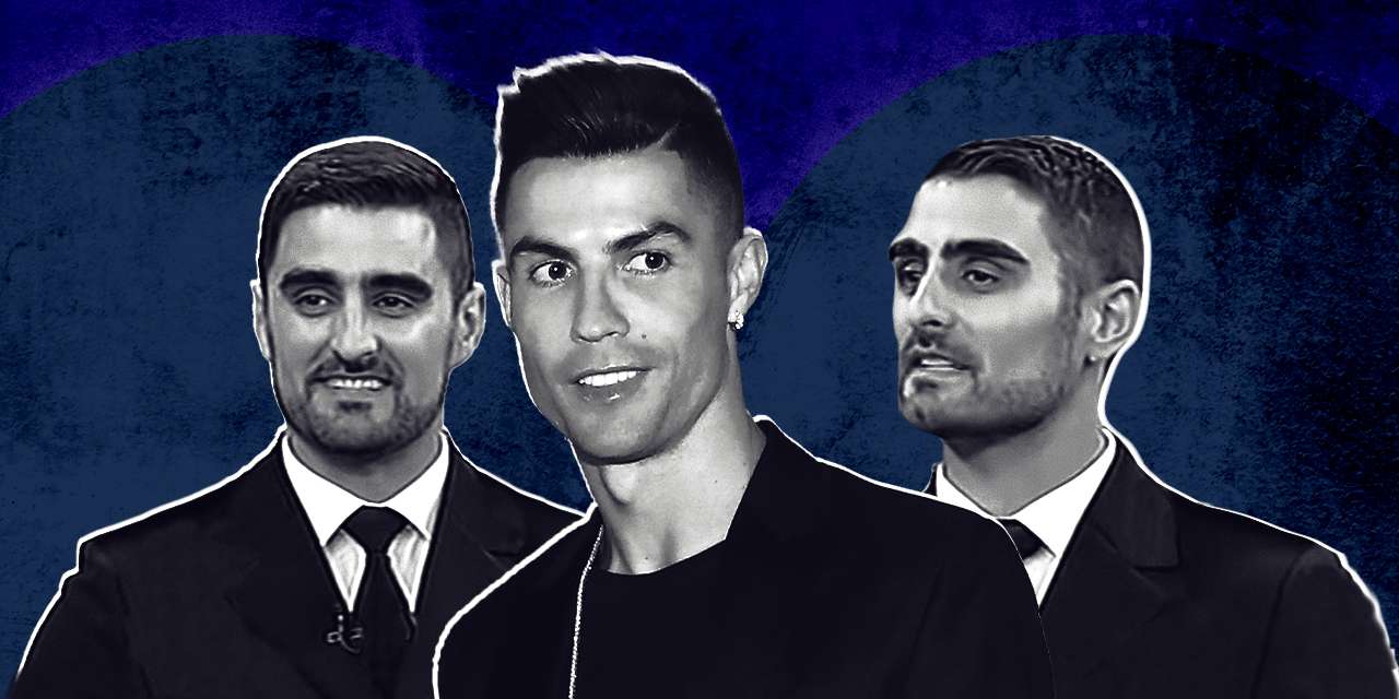 Os dois gémeos da PSP que agora são segurança de Ronaldo. Há um terceiro gémeo que faz parte da GNR
