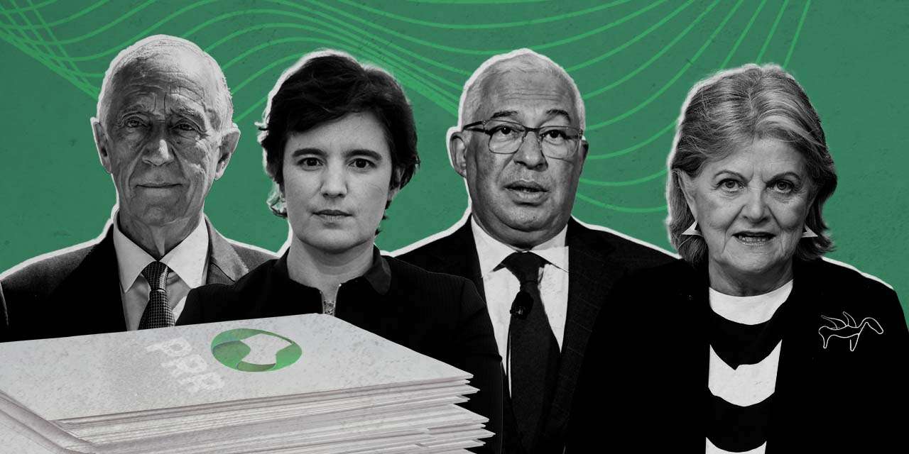 A comissária portuguesa Elisa Ferreira entregou o primeiro cheque do PRR a Mariana Vieira da Silva, ministra da Presidência, em Évora no Dia da Europa