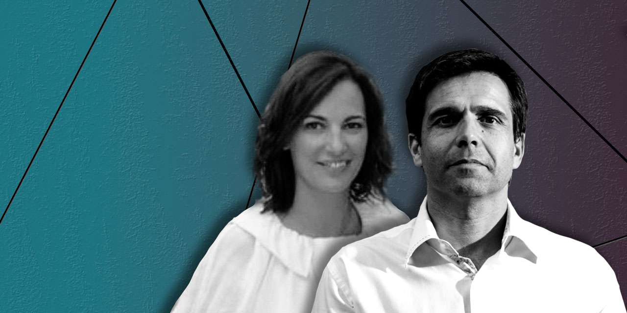 A empresária Manuela Couto (à esquerda) e David Varela Xavier (à direita), secretário-geral da PCM, foram alvo de buscas judiciais
