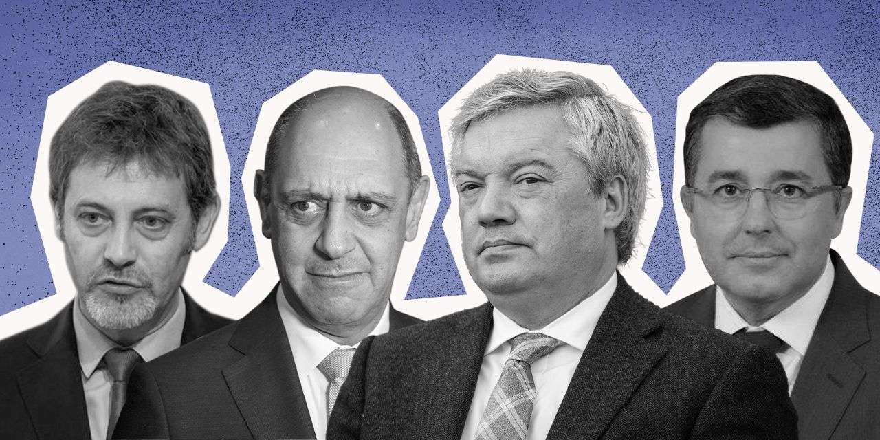(da esquerda para a direita)  Domingos Andrade (administrador da Global Media), Manuel Pizarro (ministro da Saúde), Eduardo Rodrigues (presidente da Câmara de Gaia) e Jorge Botelho (deputado do PS e ex-secretário de Estado da Administração Local)