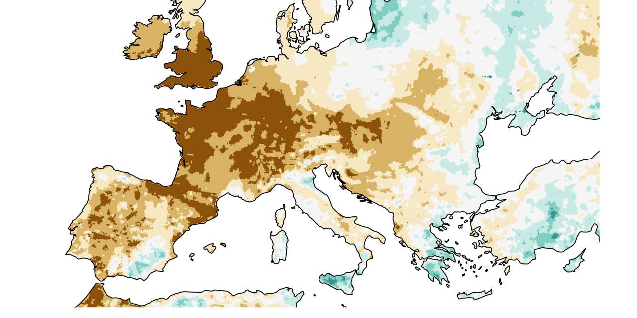A seca atinge já toda a Europa depois das ondas de calor deste ano