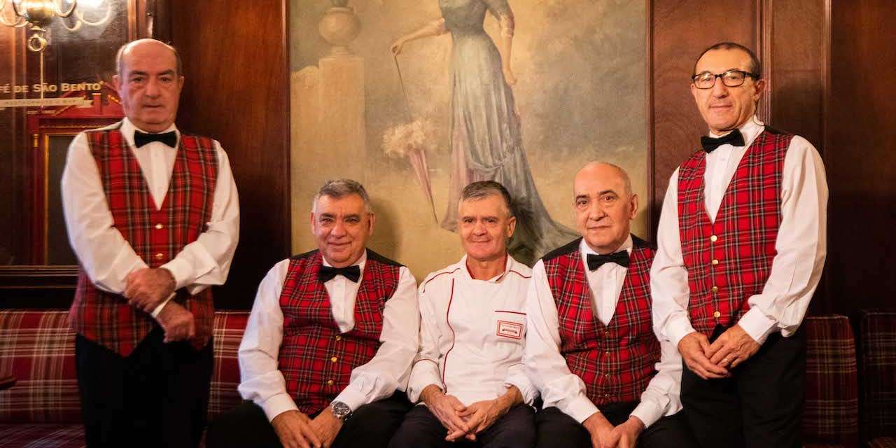 Da esquerda para a direita: Agostinho, Manuel Lobo, Manuel Fernandes, David e Fernando.