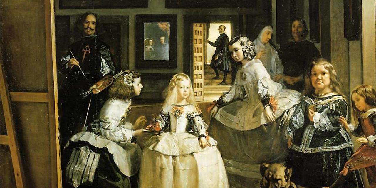 A família de Felipe IV pintada por Diego Velázquez em 1656