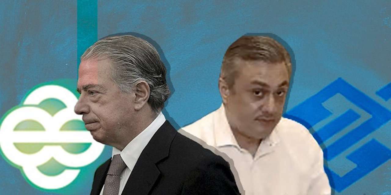 Ricardo Salgado, ex-presidente executivo do BES, e Allan Simões Toledo, ex-vice-presidente do Banco do Brasil