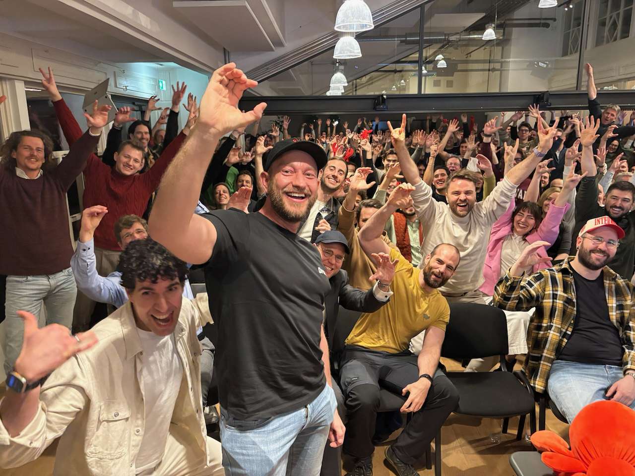 A equipa da OpenClaw, com Peter Steinberger em destaque