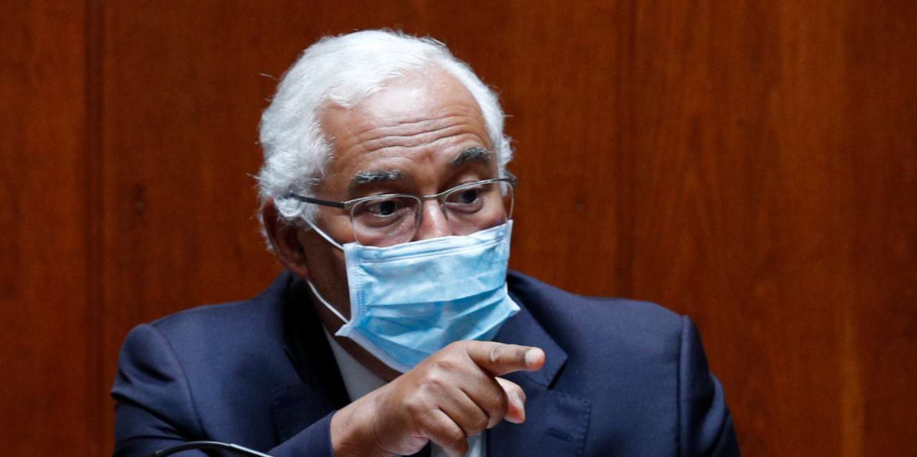 O primeiro-ministro, António Costa, durante o debate sobre política geral, que decorreu na Assembleia da República, em Lisboa, 07 de outubro de 2021. ANTÓNIO COTRIM/LUSA