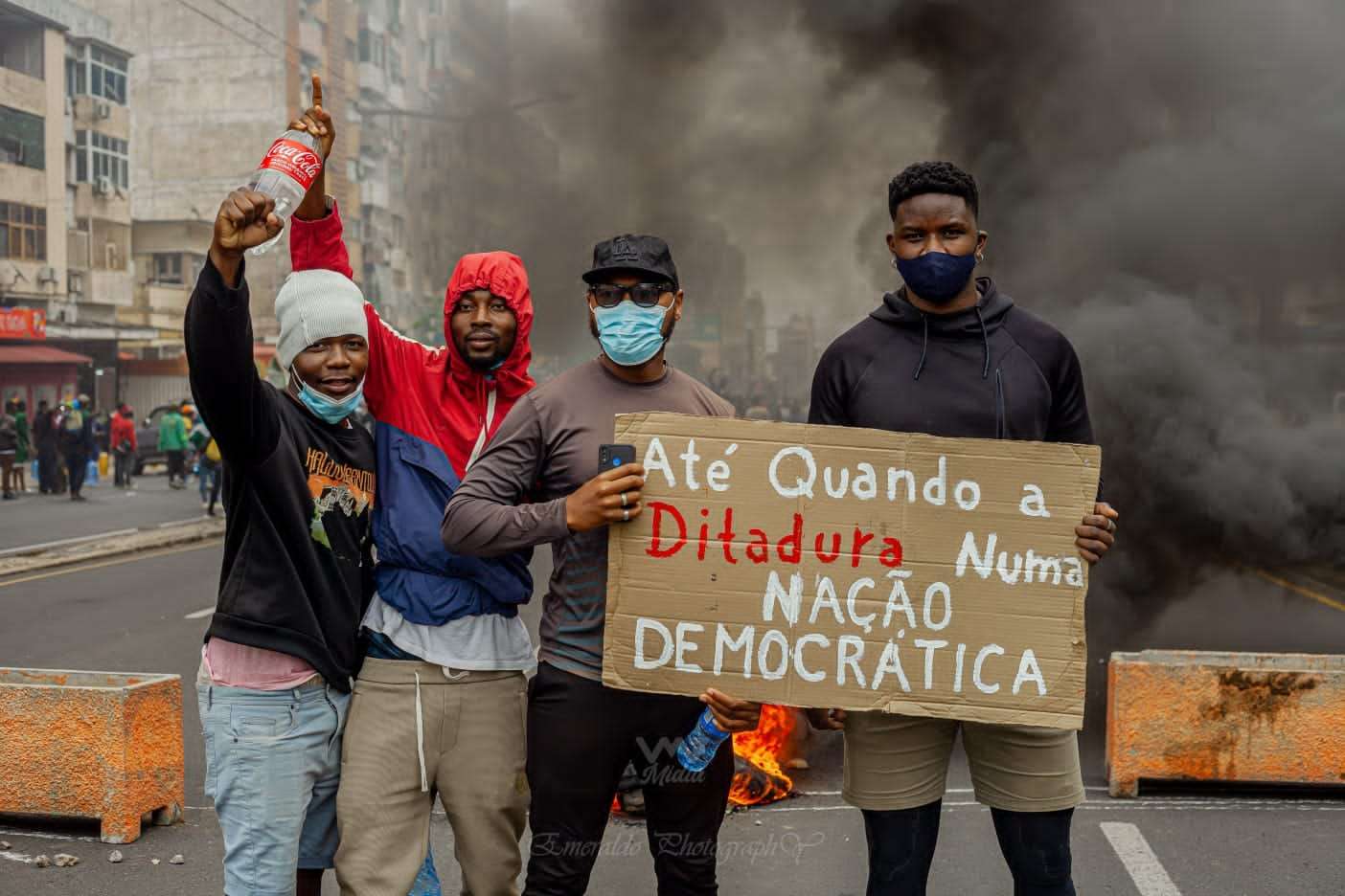 protestos em Moçambique