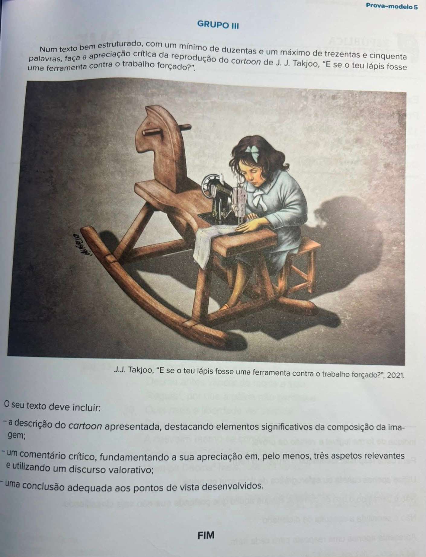 Imagem de exame de Português era igual à de um manual de preparação