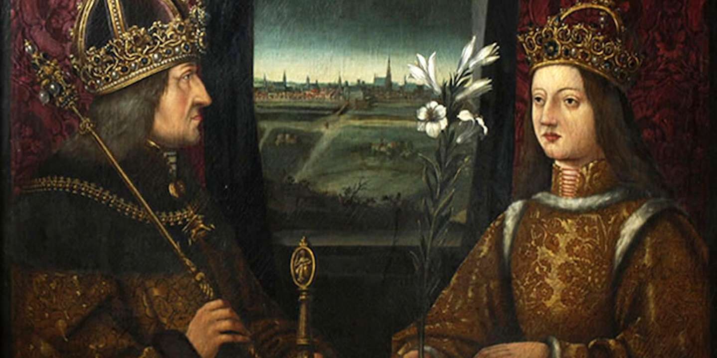 Frederico III e Leonor foram o primeiro casal a selar a união entre a realeza portuguesa e austríaca, no século XV