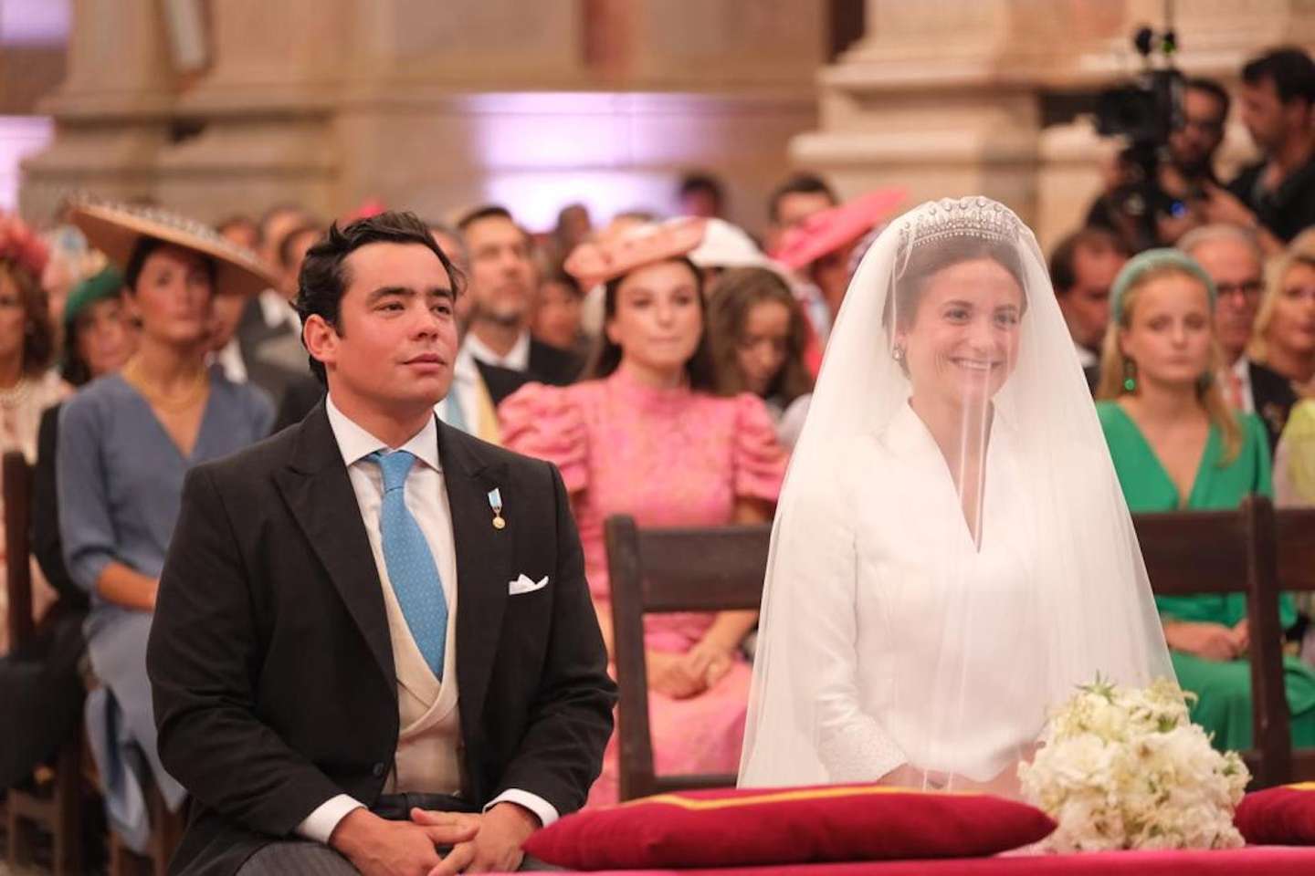 Casamento Real 7 de outubro 2023. Infanta Maria Francisca e Duarte de Sousa Araújo Martins. Cerimónia religiosa na Basílica de Mafra.