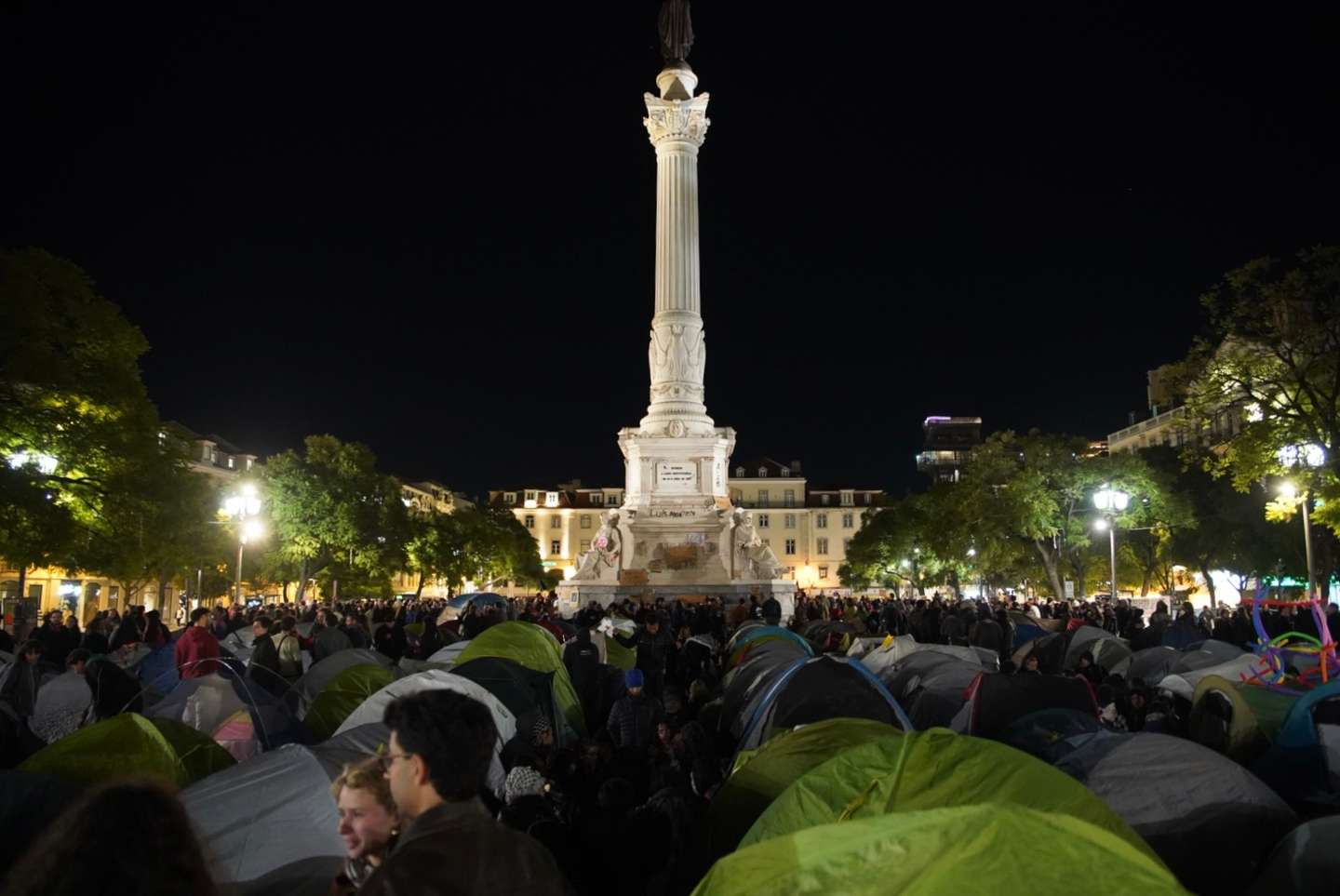 Lisboa rossio tendas 24 outubro