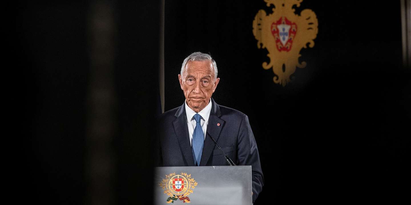 O Presidente da República, Marcelo Rebelo de Sousa, fala ao país sobre a renovação do estado de emergência no contexto do combate à covid-19 no Palácio de Belém, Lisboa, 25 de fevereiro de 2021. O período de estado de emergência atualmente em vigor termina às 23:59 da próxima segunda-feira, 01 de março. Esta renovação terá efeitos no período entre 02 e 16 de março. MIGUEL FIGUEIREDO LOPES/PRESIDÊNCIA DA REPÚBLICA/LUSA