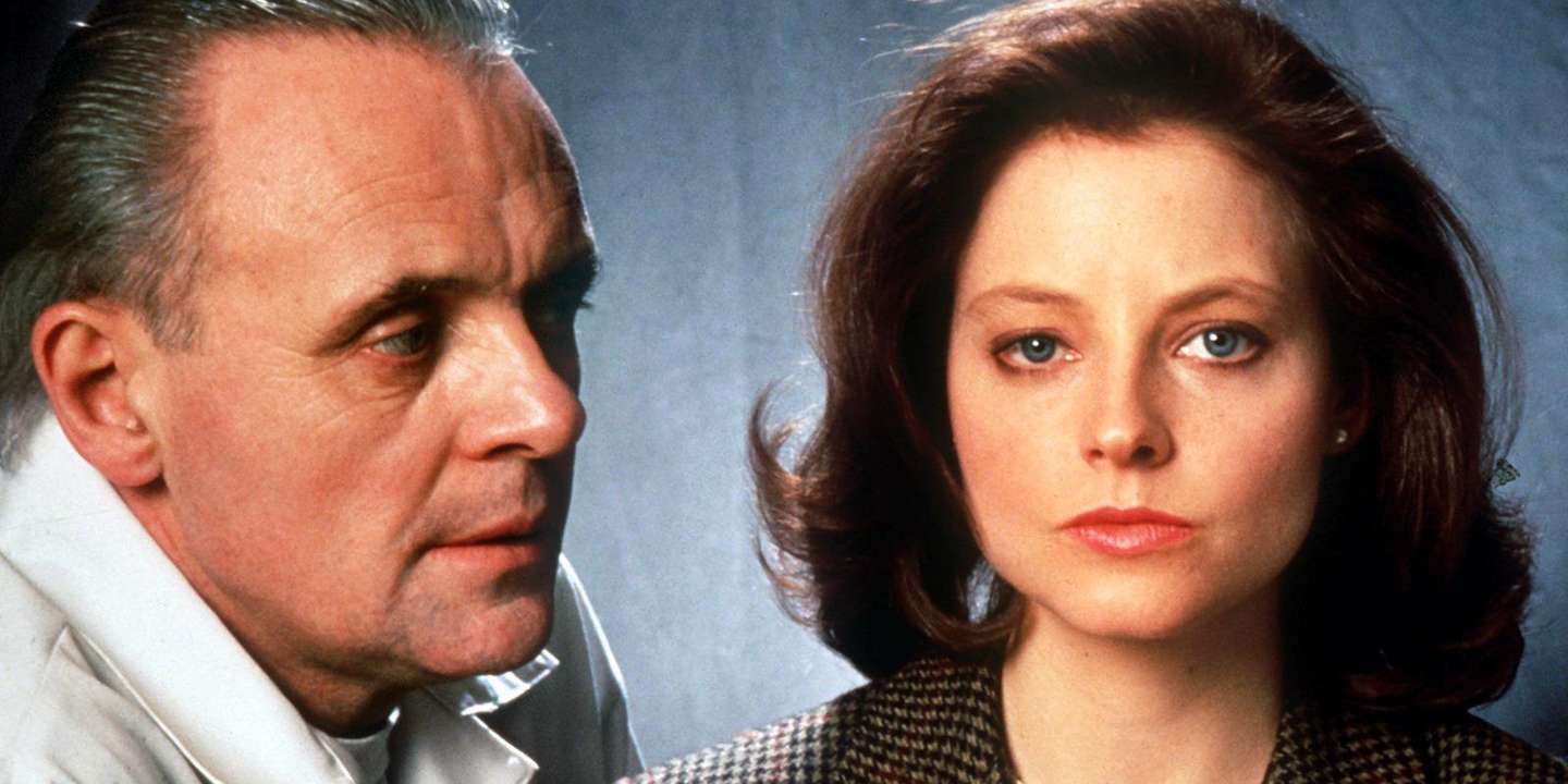 Anthony "Hannibal Lecter" Hopkins e Jodie "Clarice Starling" Foster, a dupla que carrega o filme do princípio ao fim, ambos distinguidos com os Óscares de representação em 1992